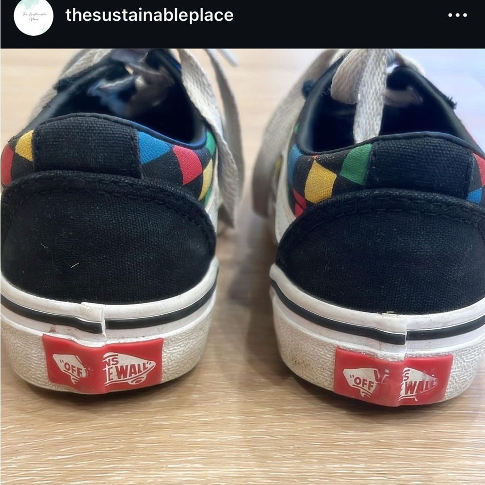 Kids colorblock vans size toddler 11 - Picture 4 of 5